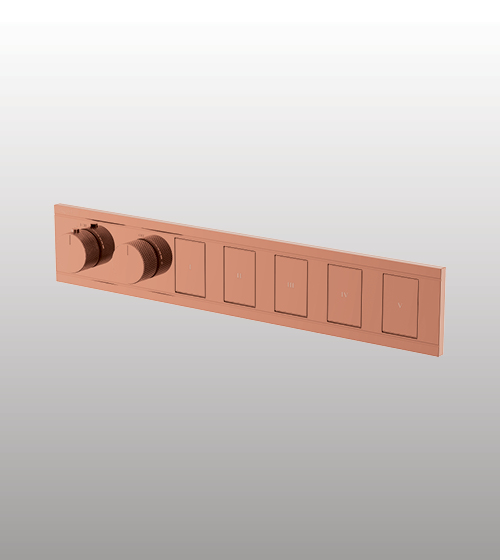 5 Outlets Thermostatic Switch Button Diverter – Aquant India